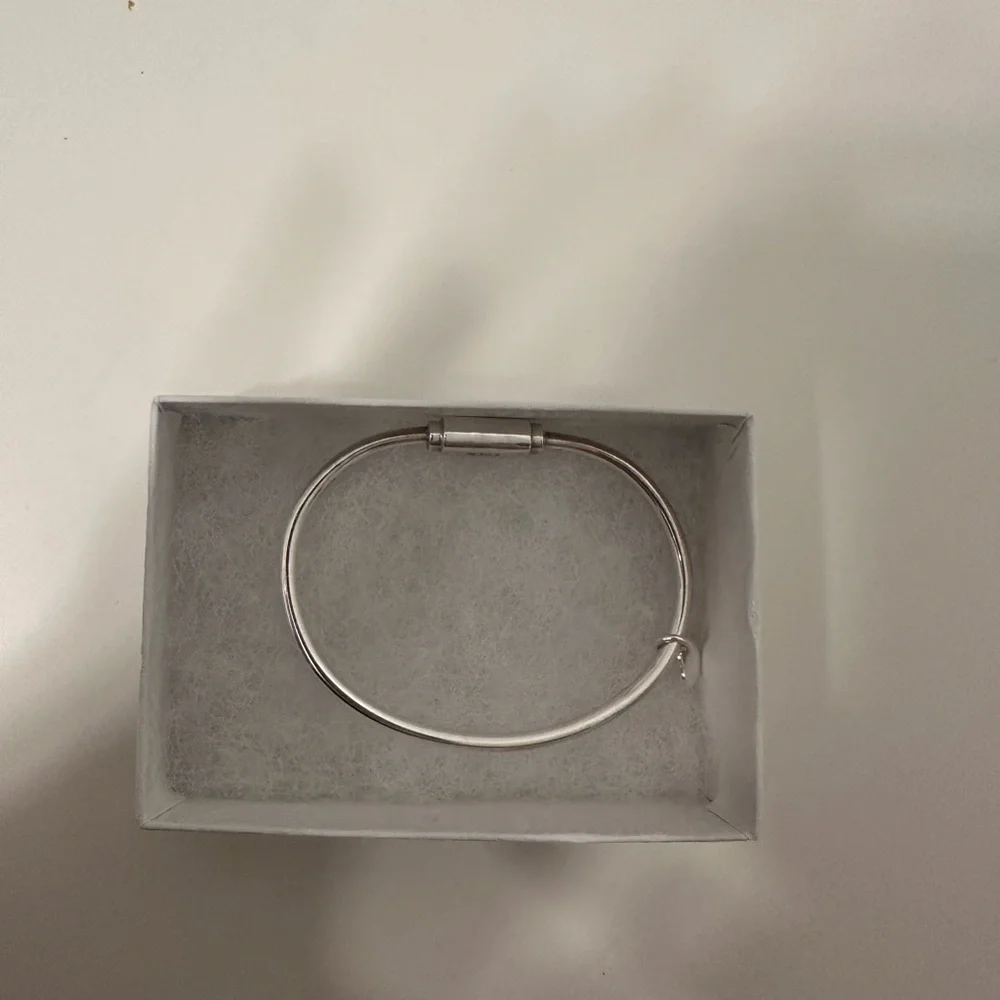 Eden hand arts silver tubular screw Bracelet - Picture 1 of 3